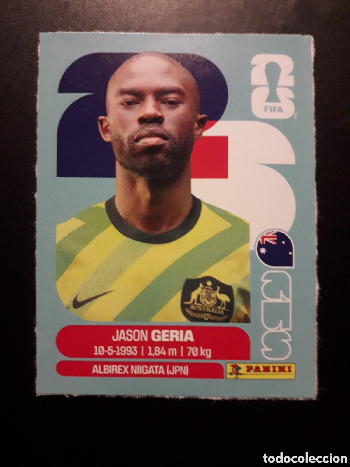Cromos de f&uacute;tbol: GERIA AUSTRALIA, UPDATE ACTUALIZACI&Oacute;N MUNDIAL F&Uacute;TBOL 2026 FIFA WORLD CUP PANINI PEDIDO M&Iacute;NIMO 3&euro;