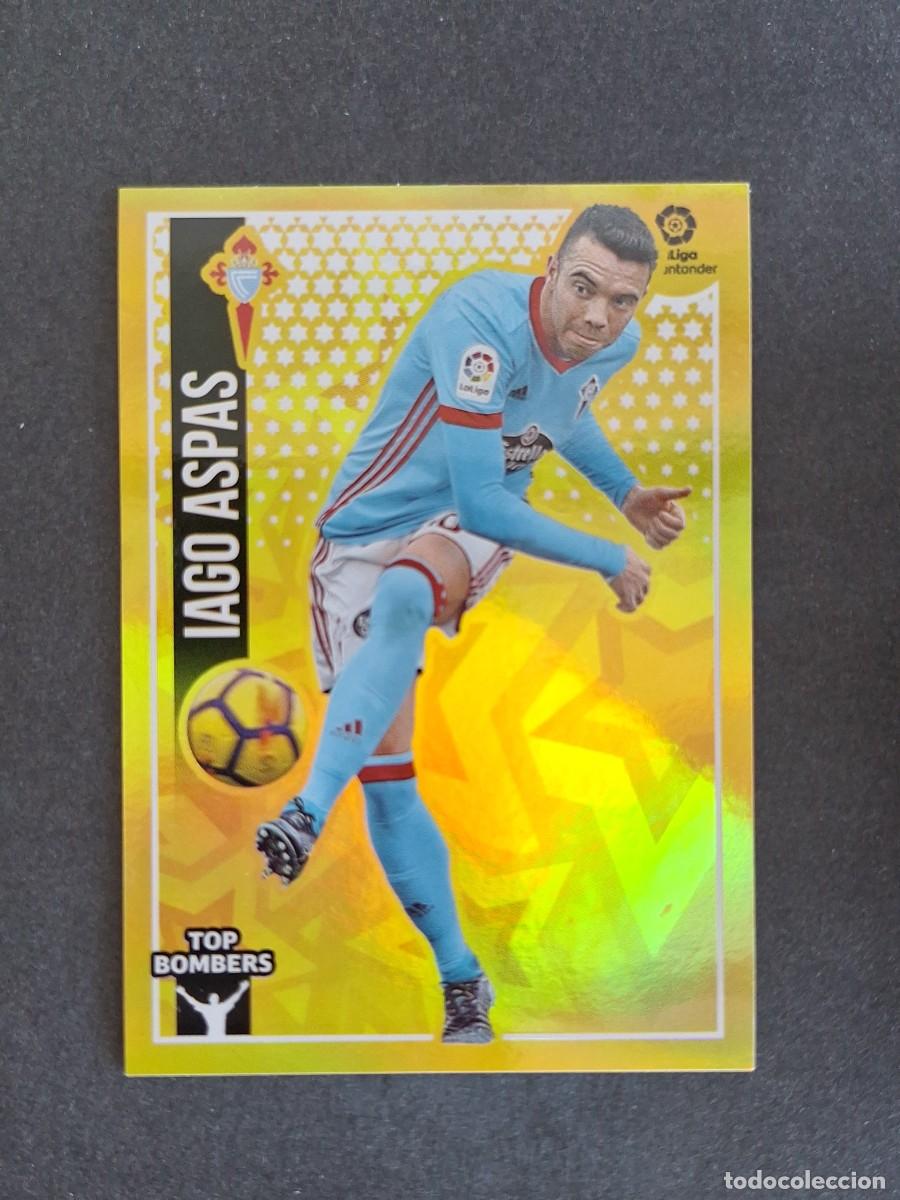 Cromos de f&uacute;tbol: L1 IAGO ASPAS CELTA DE VIGO TOP BOMBERS LIGA ESTE 2018 2019 18 19 NUNCA PEGADO SIN PEGAR