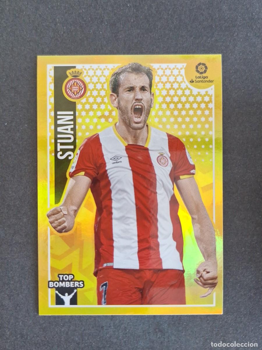 Cromos de f&uacute;tbol: L1 STUANI GIRONA F. C. TOP BOMBERS LIGA ESTE 2018 2019 18 19 NUNCA PEGADO SIN PEGAR
