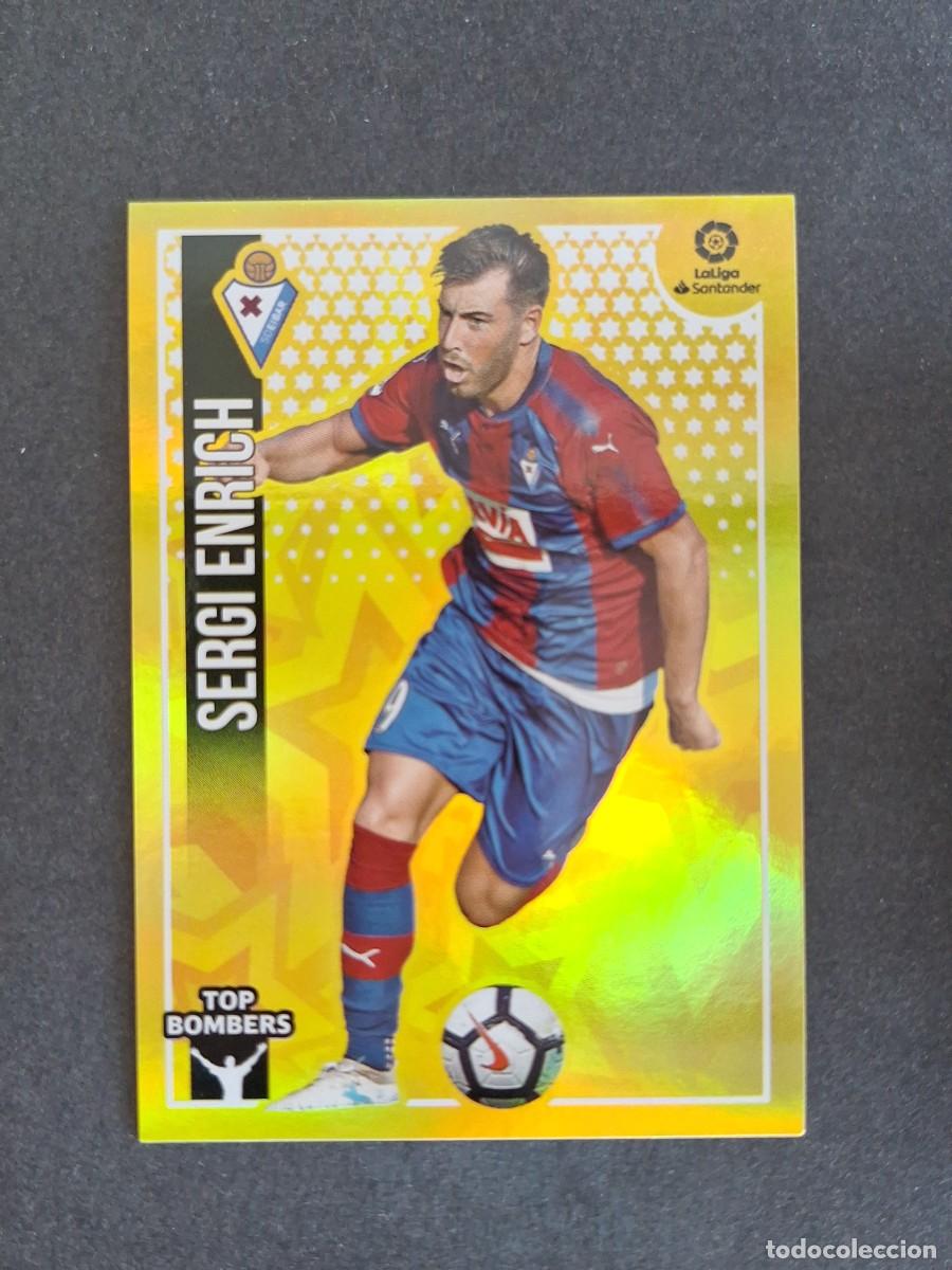 Cromos de f&uacute;tbol: L1 SERGI ENRICH S. D. EIBAR TOP BOMBERS LIGA ESTE 2018 2019 18 19 NUNCA PEGADO SIN PEGAR