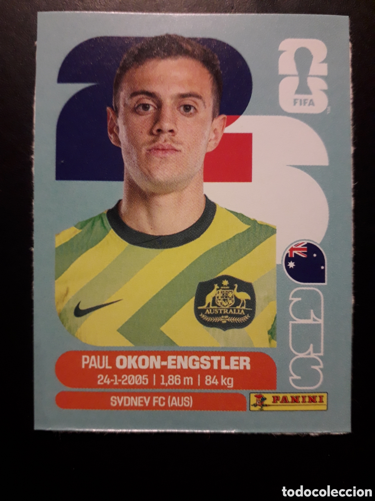 Cromos de f&uacute;tbol: OKON ENGSTLER AUSTRALIA, UPDATE ACTUALIZACI&Oacute;N MUNDIAL F&Uacute;TBOL 2026 FIFA WORLD CUP PEDIDO M&Iacute;NIMO 3&euro;