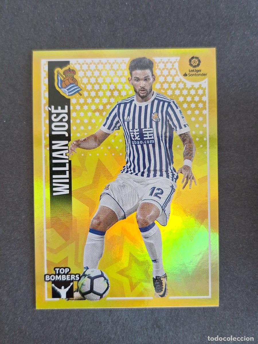 Cromos de f&uacute;tbol: L1 WILLIAN JOSE REAL SOCIEDAD TOP BOMBERS LIGA ESTE 2018 2019 18 19 NUNCA PEGADO SIN PEGAR