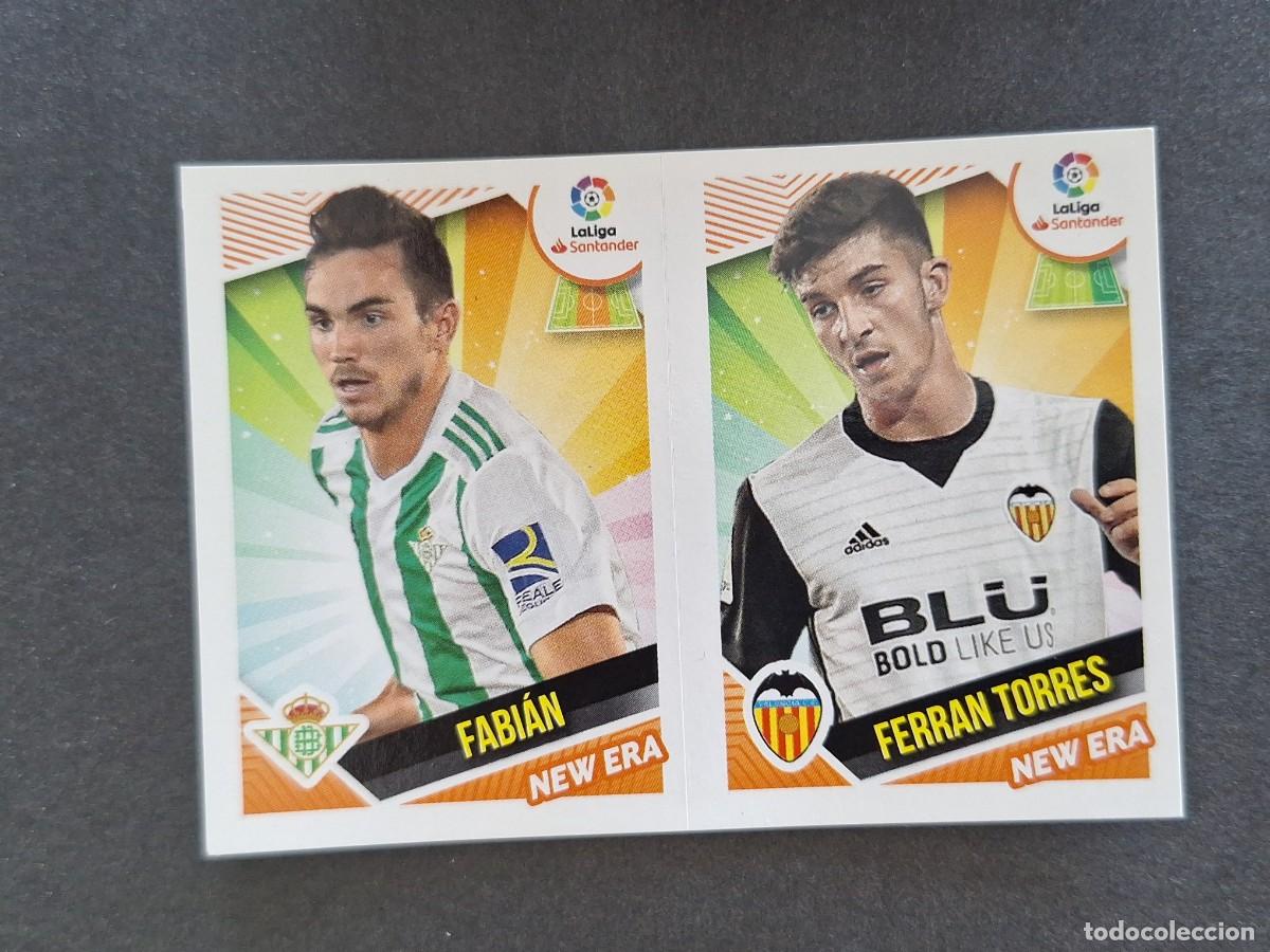 Cromos de f&uacute;tbol: L1 FABIAN - FERRAN TORRES NEW ERA LIGA ESTE 2018 2019 18 19 NUNCA PEGADO SIN PEGAR