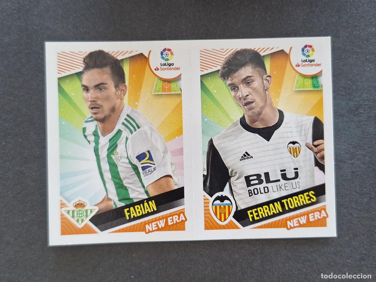 Cromos de f&uacute;tbol: L1 FABIAN - FERRAN TORRES NEW ERA LIGA ESTE 2018 2019 18 19 NUNCA PEGADO SIN PEGAR