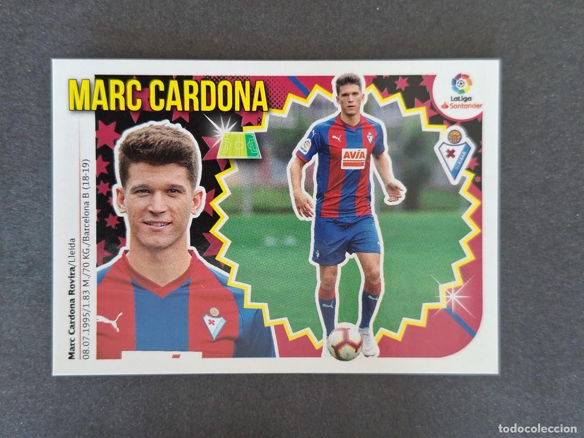Cromos de f&uacute;tbol: L1 MARC CARDONA S. D. EIBAR COLOCA LIGA ESTE 2018 2019 18 19 NUNCA PEGADO SIN PEGAR