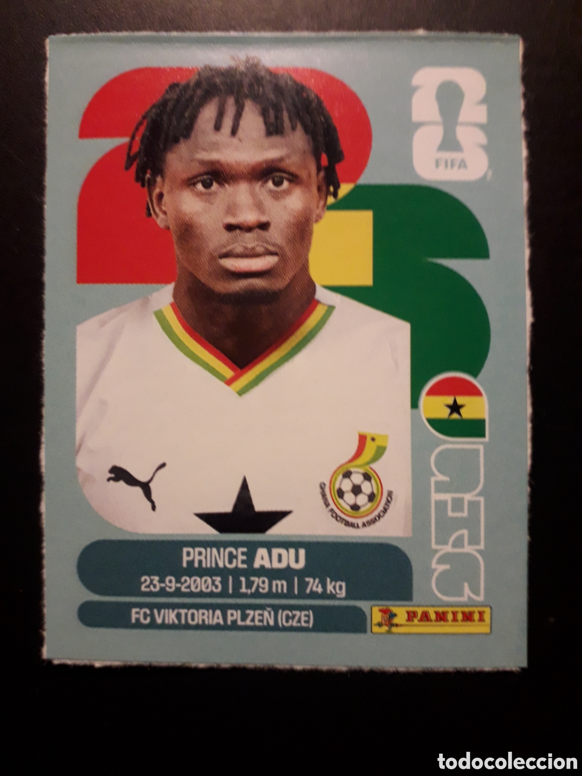 Cromos de f&uacute;tbol: ADU, GHANA, UPDATE ACTUALIZACI&Oacute;N MUNDIAL F&Uacute;TBOL 2026 FIFA WORLD CUP PANINI PEDIDO M&Iacute;NIMO 3&euro;