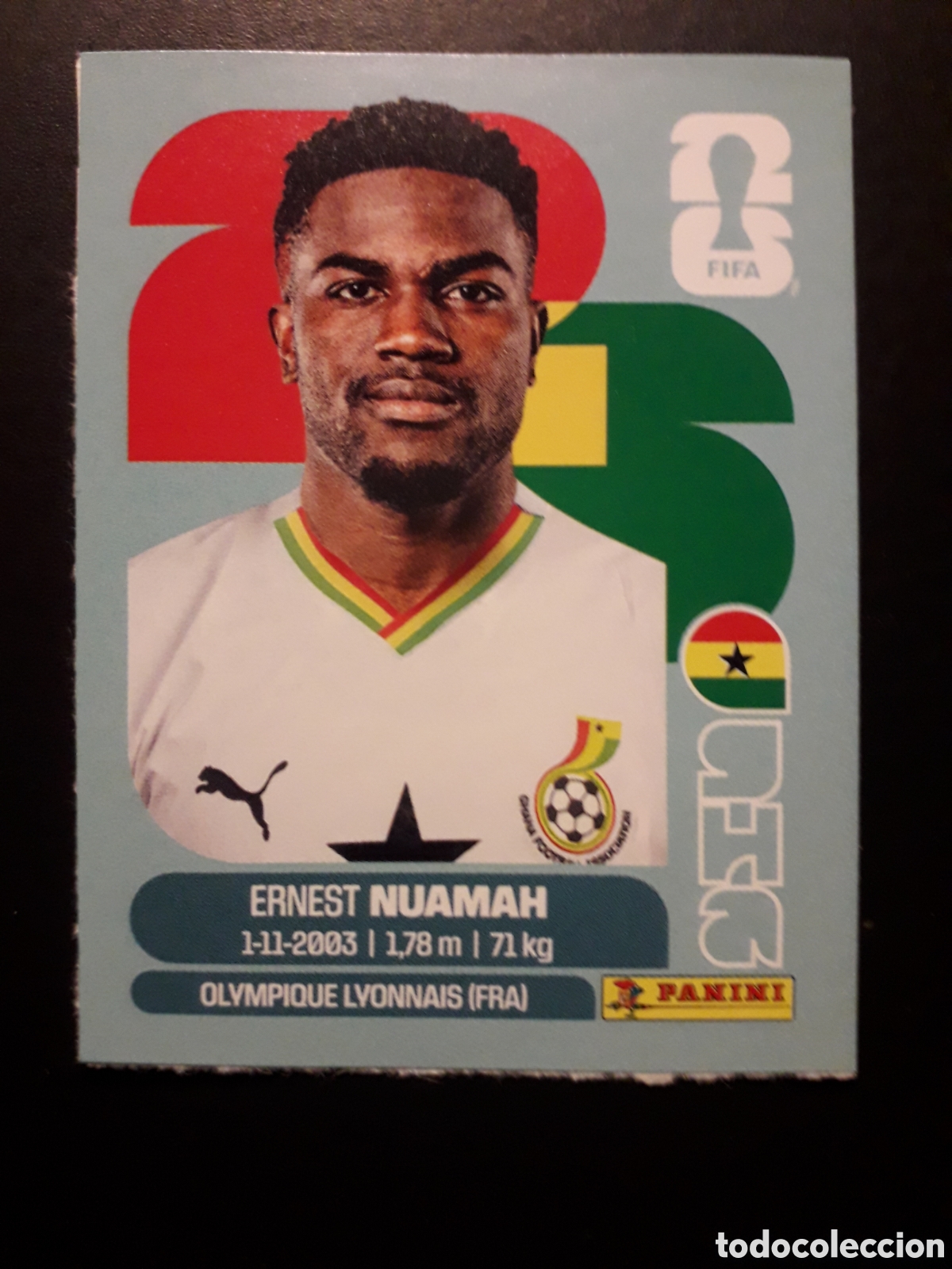 Cromos de f&uacute;tbol: NUAMAH, GHANA, UPDATE ACTUALIZACI&Oacute;N MUNDIAL F&Uacute;TBOL 2026 FIFA WORLD CUP PANINI PEDIDO M&Iacute;NIMO 3&euro;