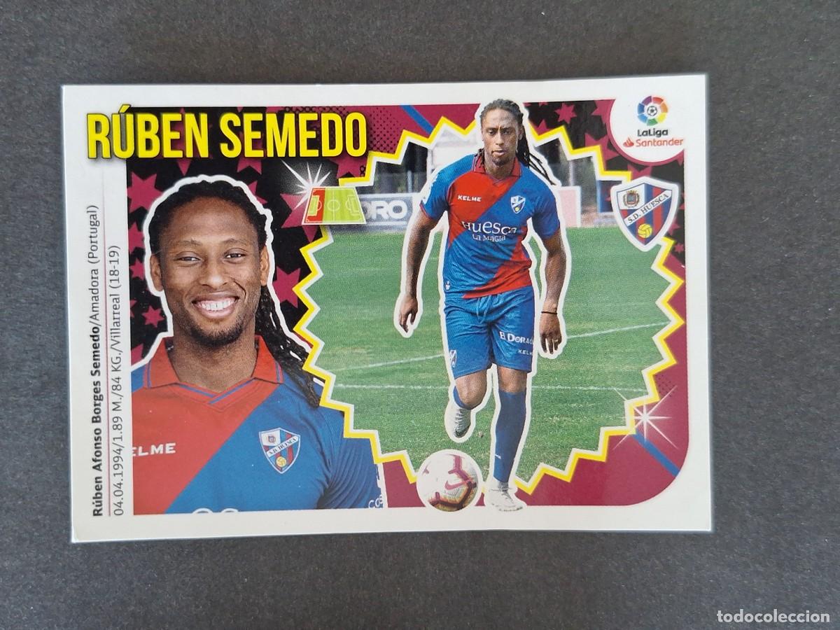Cromos de f&uacute;tbol: L1 RUBEN SEMEDO S. D. HUESCA COLOCA LIGA ESTE 2018 2019 18 19 NUNCA PEGADO SIN PEGAR