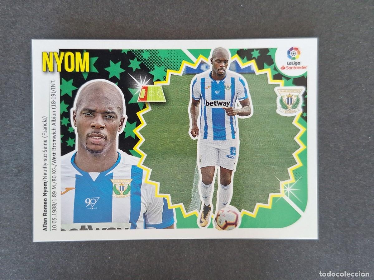 Cromos de f&uacute;tbol: L1 NYOM C. D. LEGANES COLOCA LIGA ESTE 2018 2019 18 19 NUNCA PEGADO SIN PEGAR