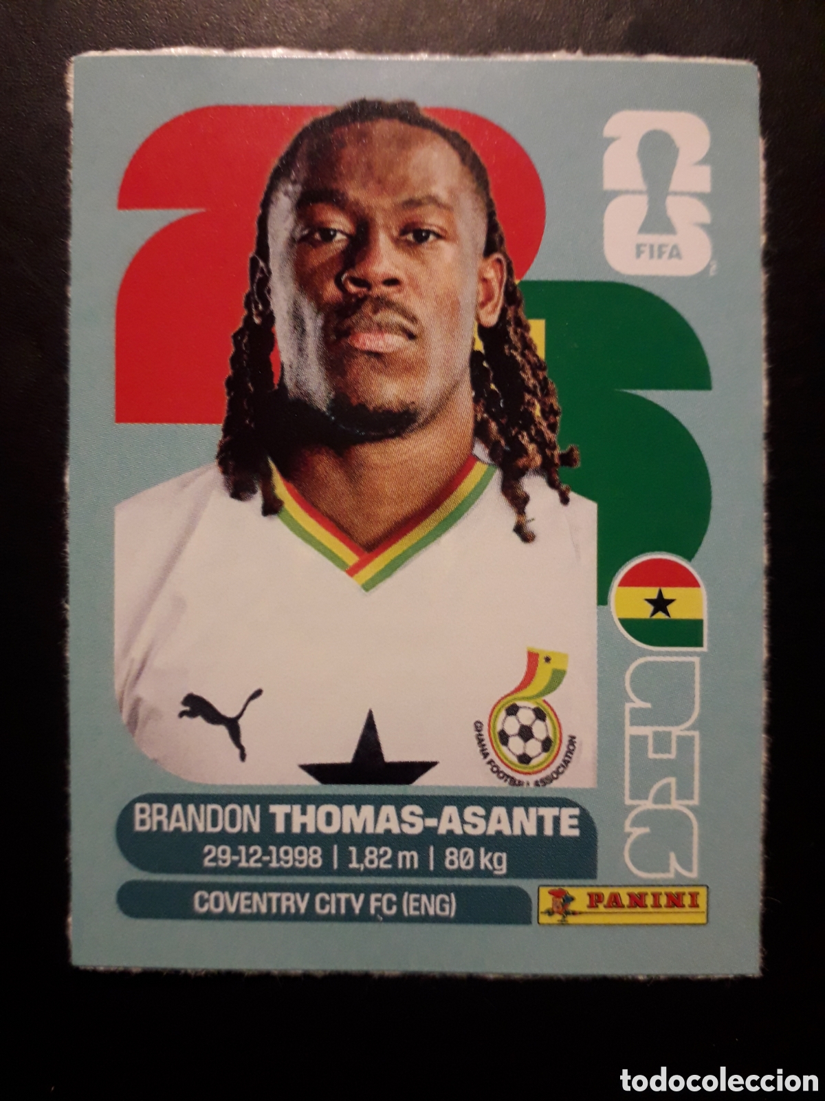 Cromos de f&uacute;tbol: THOMAS ASANTE GHANA UPDATE ACTUALIZACI&Oacute;N MUNDIAL F&Uacute;TBOL 2026 FIFA WORLD CUP PANINI PEDIDO M&Iacute;NIMO 3&euro;.