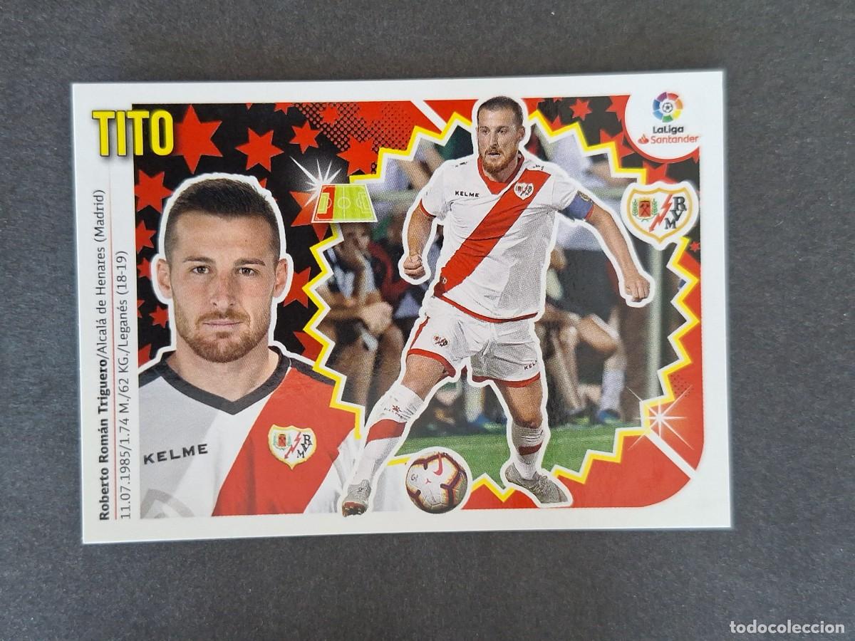 Cromos de f&uacute;tbol: L1 TITO RAYO VALLECANO COLOCA LIGA ESTE 2018 2019 18 19 NUNCA PEGADO SIN PEGAR