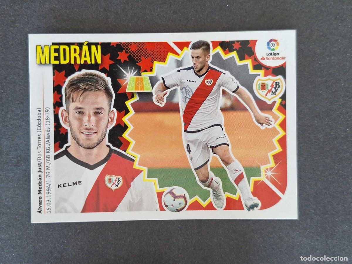 Cromos de f&uacute;tbol: L1 MEDRAN RAYO VALLECANO COLOCA LIGA ESTE 2018 2019 18 19 NUNCA PEGADO SIN PEGAR