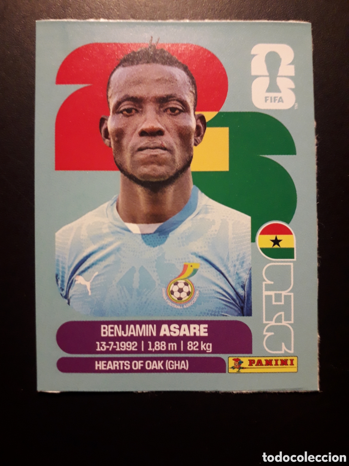 Cromos de f&uacute;tbol: ASARE GHANA UPDATE ACTUALIZACI&Oacute;N MUNDIAL F&Uacute;TBOL 2026 FIFA WORLD CUP PANINI PEDIDO M&Iacute;NIMO 3&euro;