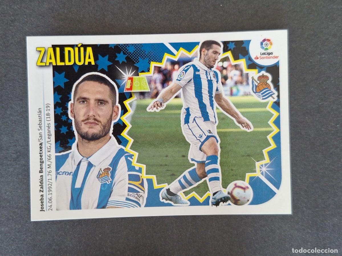 Cromos de f&uacute;tbol: L1 ZALDUA REAL SOCIEDAD COLOCA LIGA ESTE 2018 2019 18 19 NUNCA PEGADO SIN PEGAR