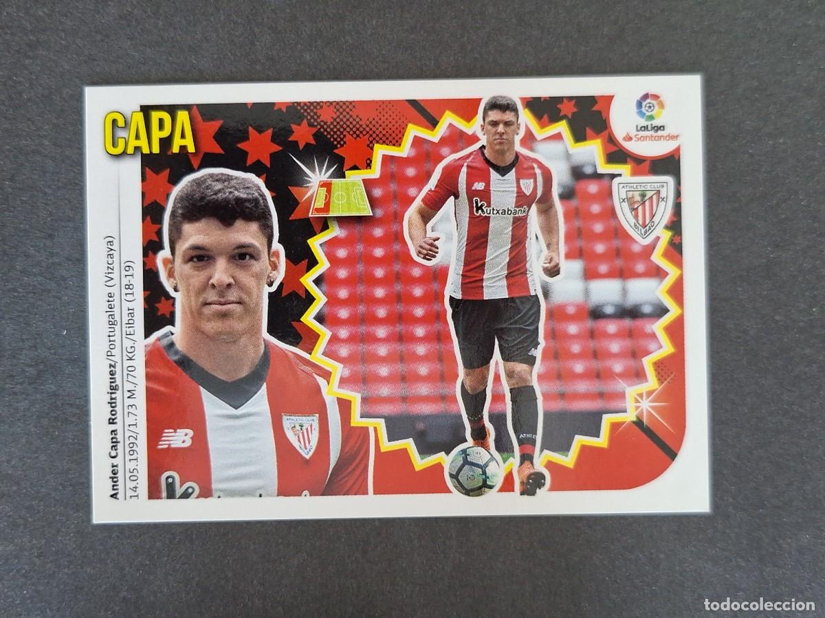 Cromos de f&uacute;tbol: L1 CAPA ATHLETIC CLUB DE BIBAO FICHAJE 1 LIGA ESTE 2018 2019 18 19 NUNCA PEGADO SIN PEGAR