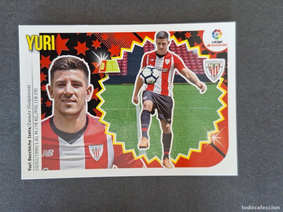 Fu&szlig;ball-Sticker: L1 YURI ATHLETIC CLUB DE BILBAO FICHAJE 12 LIGA ESTE 2018 2019 18 19 NUNCA PEGADO SIN PEGAR
