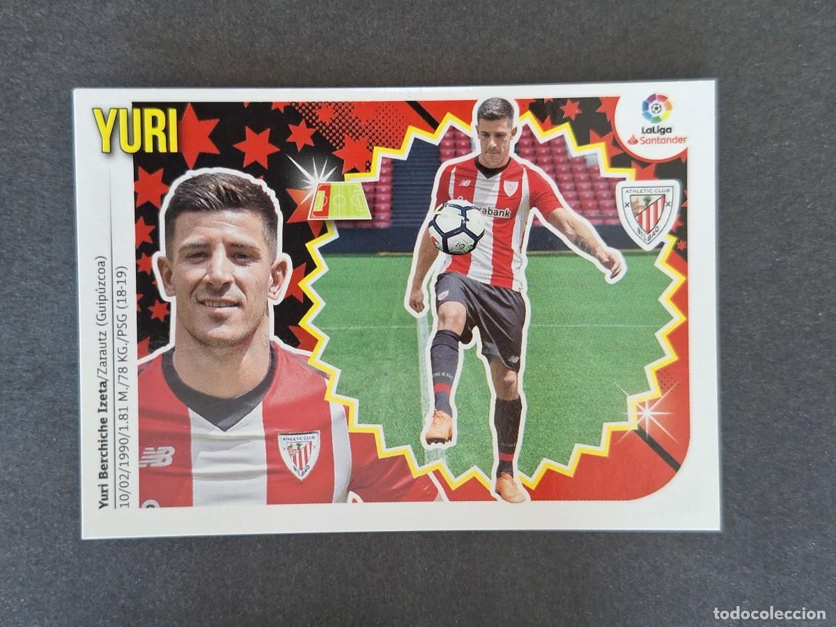 Fu&szlig;ball-Sticker: L1 YURI ATHLETIC CLUB DE BILBAO FICHAJE 12 LIGA ESTE 2018 2019 18 19 NUNCA PEGADO SIN PEGAR