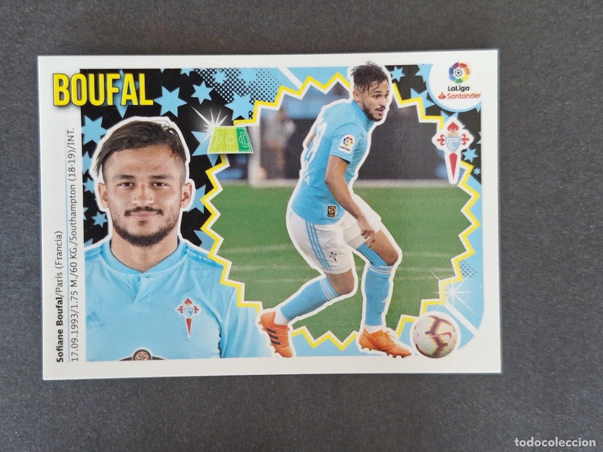 Cromos de f&uacute;tbol: L1 BOUFAL CELTA DE VIGO FICHAJE 39 LIGA ESTE 2018 2019 18 19 NUNCA PEGADO SIN PEGAR