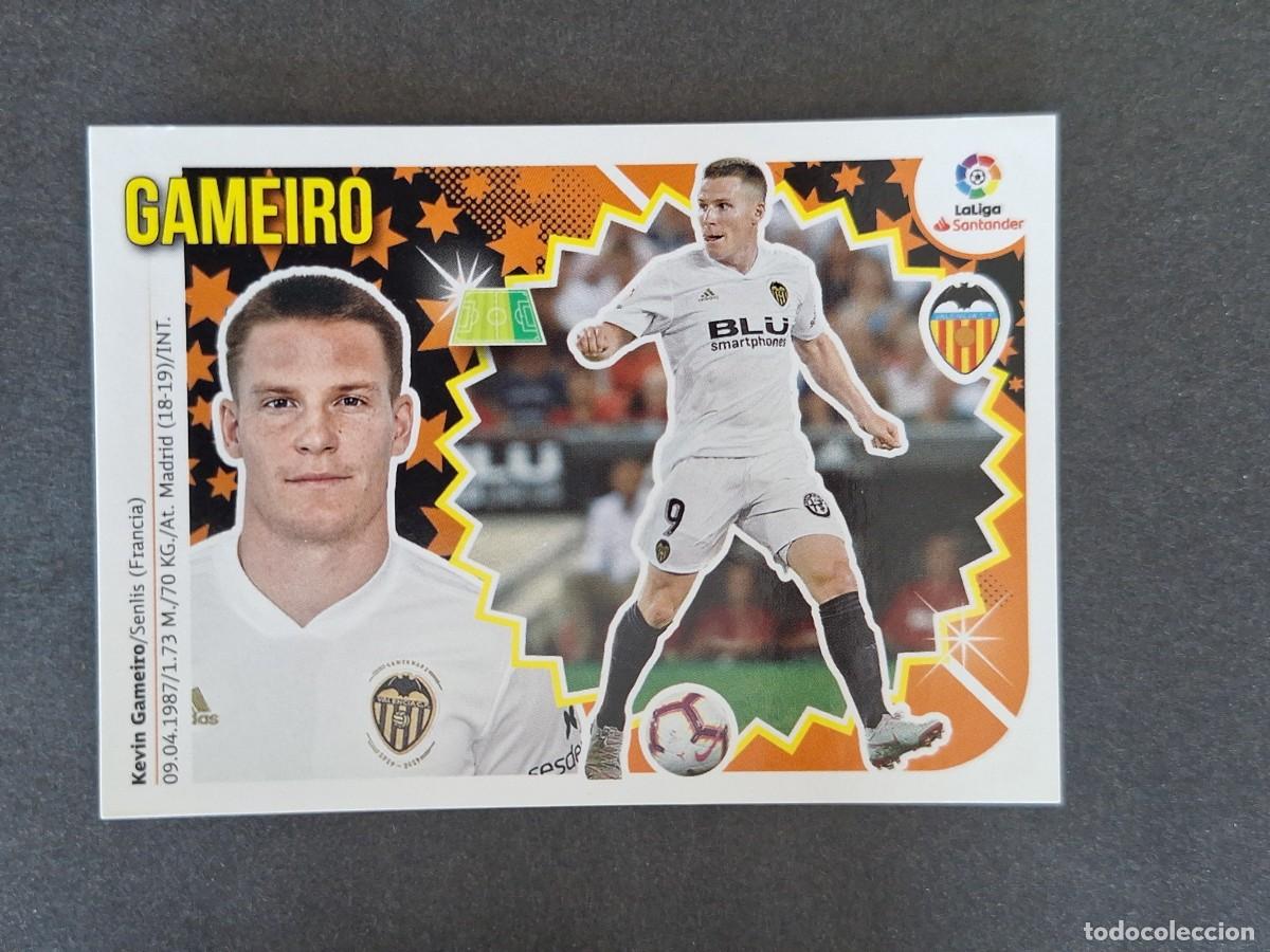Cromos de f&uacute;tbol: L1 GAMEIRO VALENCIA C. F. FICHAJE 42 LIGA ESTE 2018 2019 18 19 NUNCA PEGADO SIN PEGAR