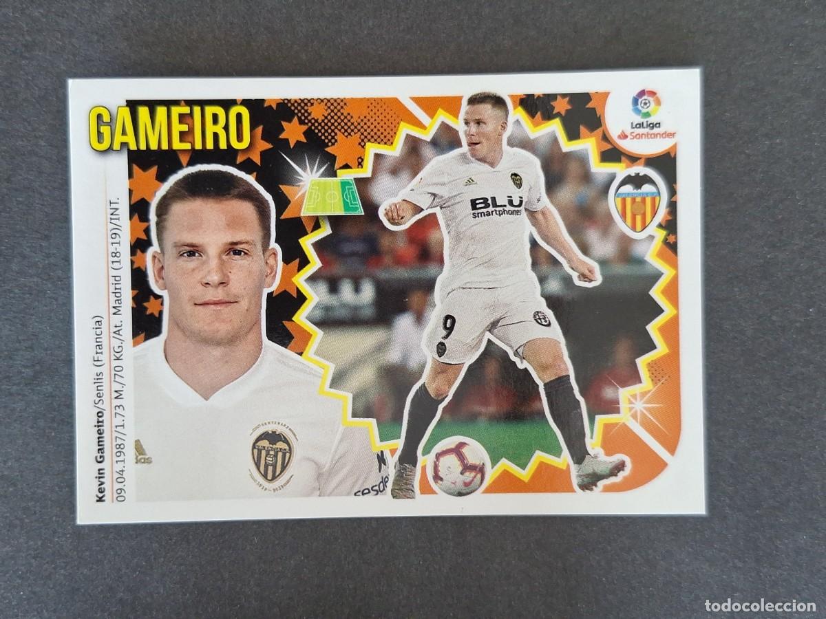 Cromos de f&uacute;tbol: L1 GAMEIRO VALENCIA C. F. FICHAJE 42 LIGA ESTE 2018 2019 18 19 NUNCA PEGADO SIN PEGAR