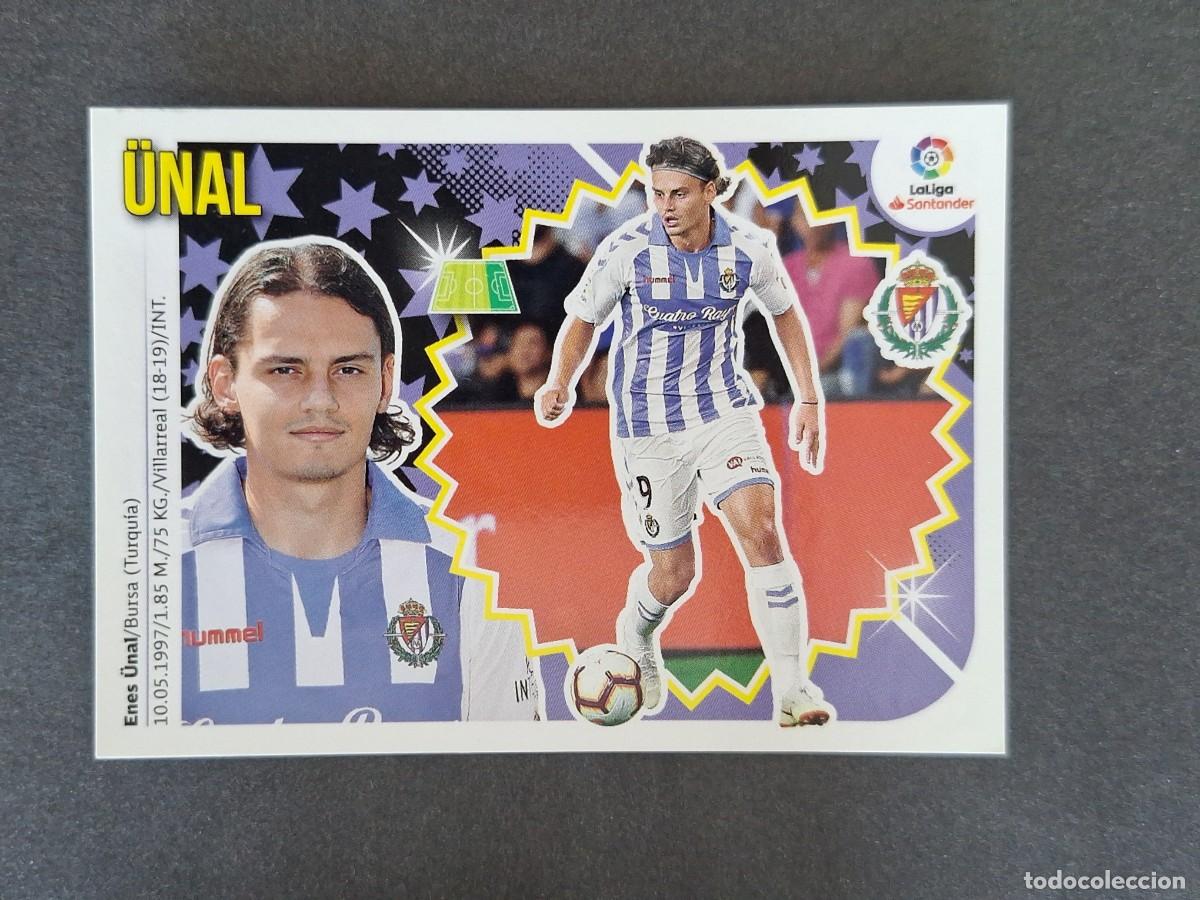 Cromos de f&uacute;tbol: L1 &Uuml;NAL REAL VALLADOLID FICHAJE 43 LIGA ESTE 2018 2019 18 19 NUNCA PEGADO SIN PEGAR
