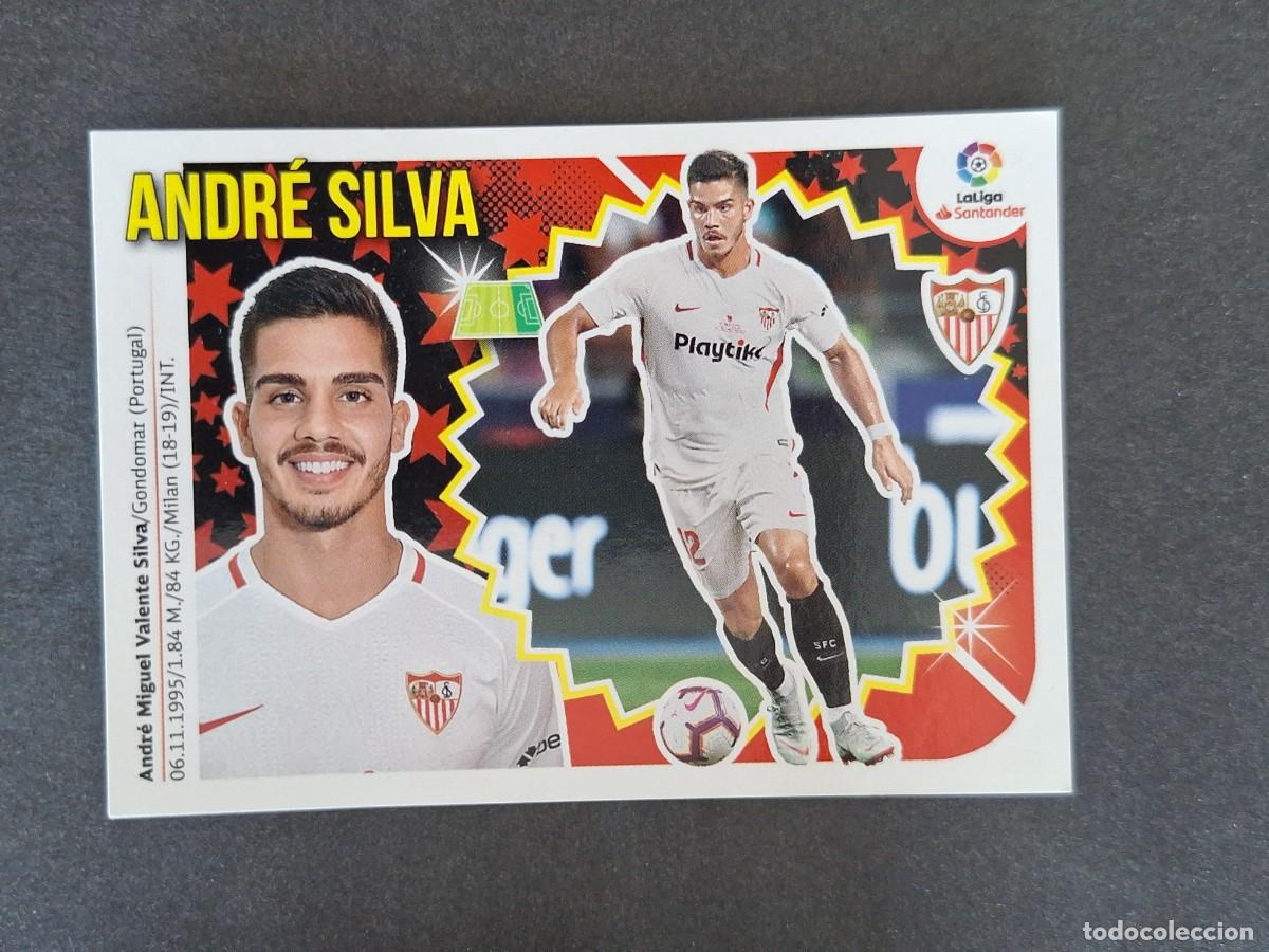 Cromos de f&uacute;tbol: L1 ANDRE SILVA SEVILLA F. C. FICHAJE 49 LIGA ESTE 2018 2019 18 19 NUNCA PEGADO SIN PEGAR