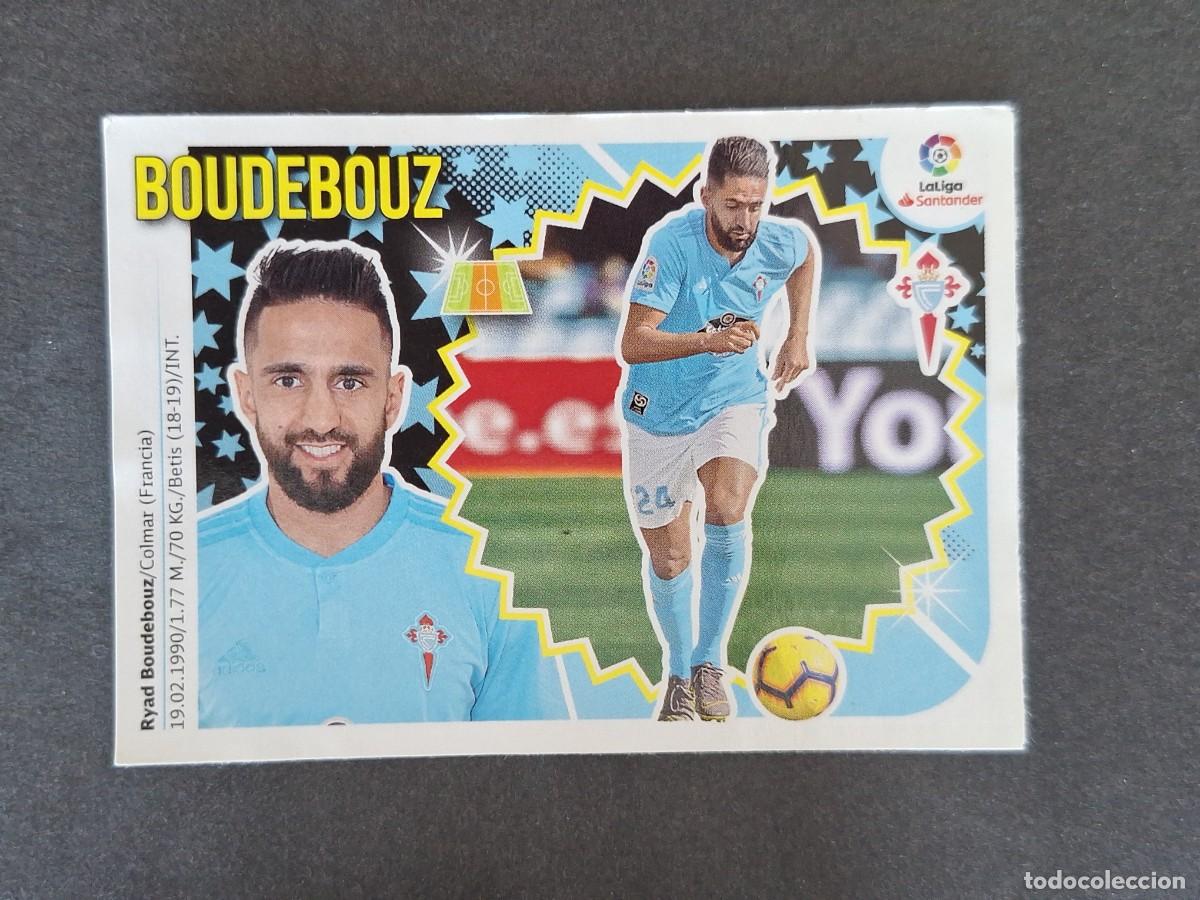 Cromos de f&uacute;tbol: L1 BOUDEBOUZ CELTA DE VIGO MERCADO INVIERNO LIGA ESTE 2018 2019 18 19 NUNCA PEGADO SIN PEGAR