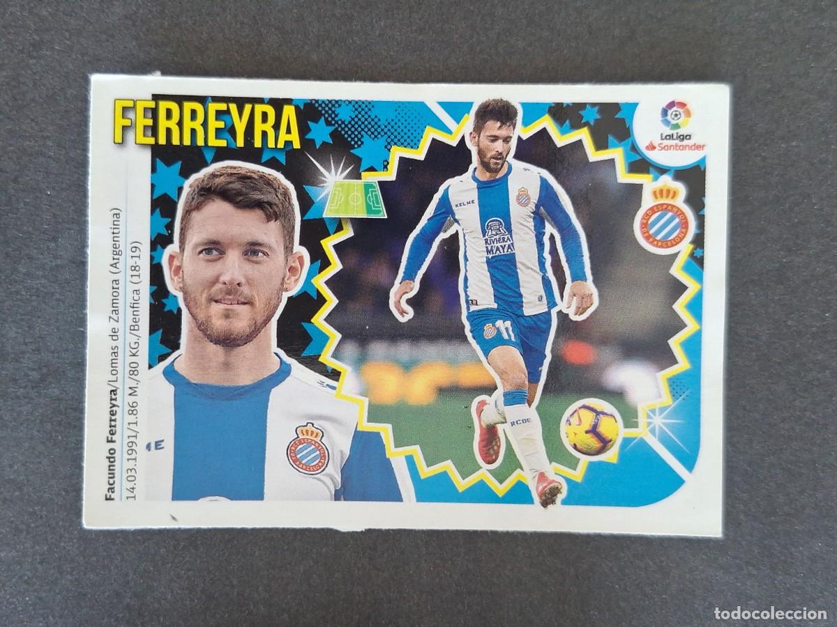 Cromos de f&uacute;tbol: L1 FERREYRA R. C. D. ESPA&Ntilde;OL MERCADO INVIERNO LIGA ESTE 2018 2019 18 19 NUNCA PEGADO SIN PEGAR