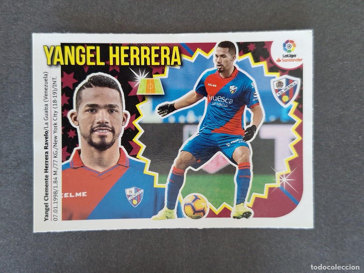 Cromos de f&uacute;tbol: L1 YANGEL HERRERA S. D. HUESCA MERCADO INVIERNO LIGA ESTE 2018 2019 18 19 NUNCA PEGADO SIN PEGAR
