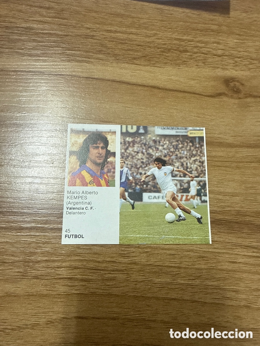 Cromos de f&uacute;tbol: 1983 KEMPES VALENCIA CF N&ordm; 45 BRUGUERA SIN PEGAR