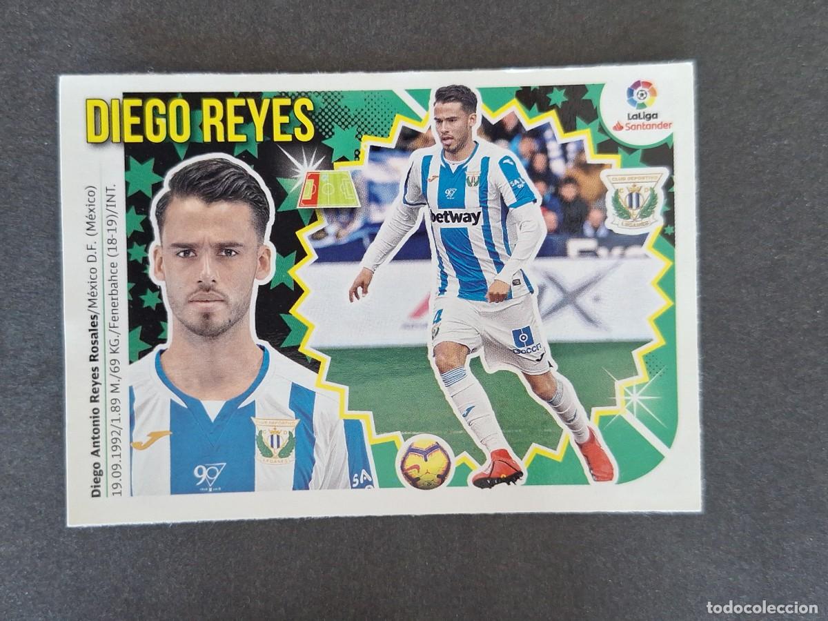 Cromos de f&uacute;tbol: L1 DIEGO REYES C. D. LEGANES MERCADO INVIERNO LIGA ESTE 2018 2019 18 19 NUNCA PEGADO SIN PEGAR