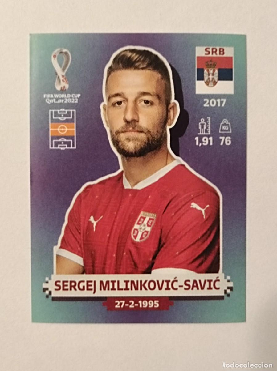 Cromos de f&uacute;tbol: #SRB 14 SERGEJ MILINKOVIC-SAVIC (SERBIA) MUNDIAL QATAR 2022 PANINI