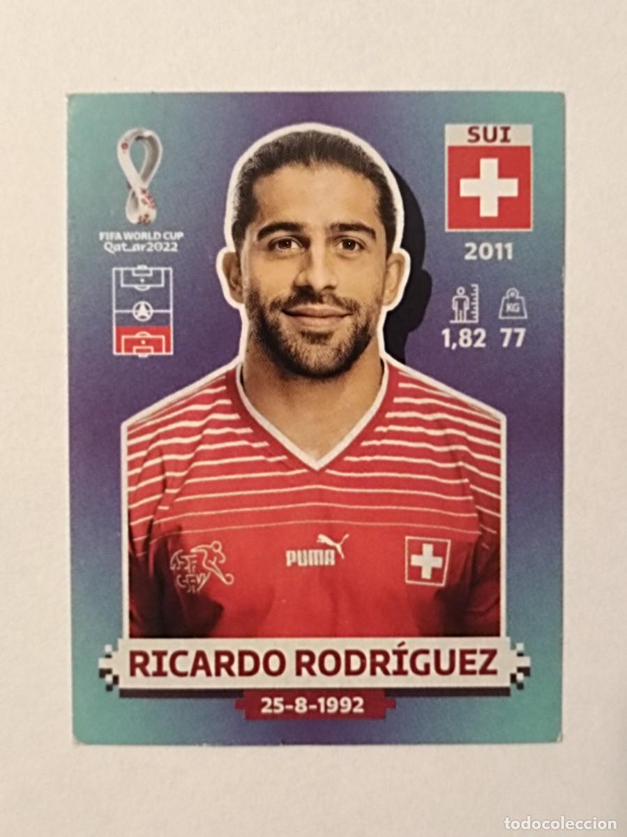 Cromos de f&uacute;tbol: #SUI 8 RICARDO RODRIGUEZ (SUIZA) MUNDIAL QATAR 2022 PANINI