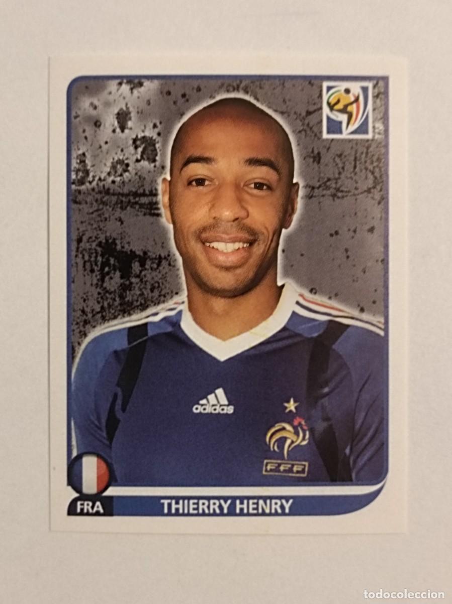 Cromos de f&uacute;tbol: #103 THIERRY HENRY (FRANCIA) MUNDIAL SUDAFRICA 2010 PANINI