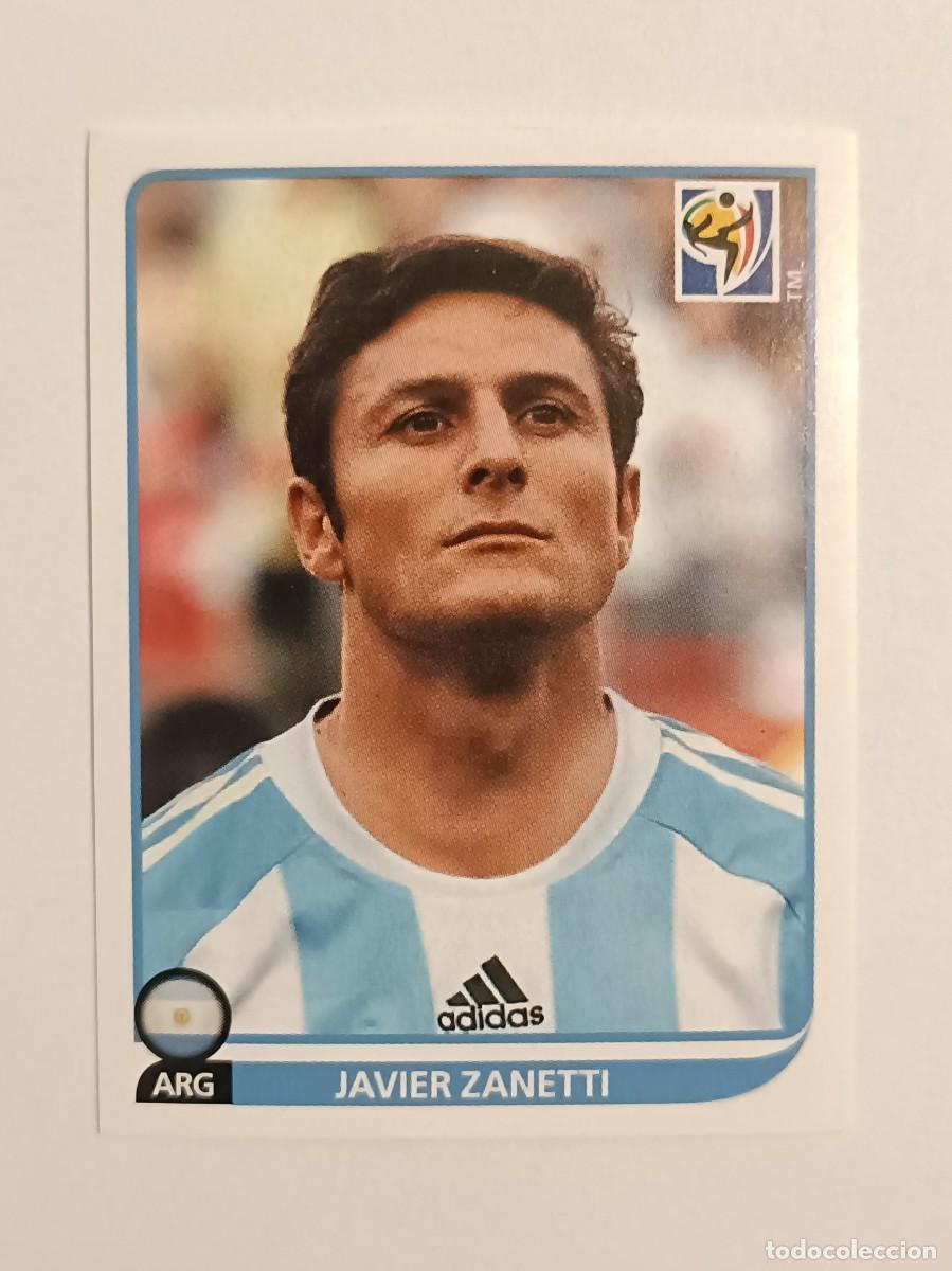 Cromos de f&uacute;tbol: #113 JAVIER ZANETTI (ARGENTINA) MUNDIAL SUDAFRICA 2010 PANINI