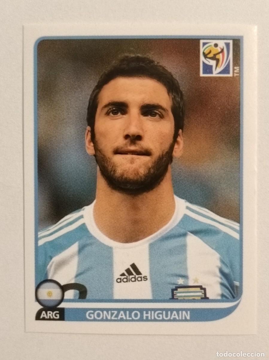 Cromos de f&uacute;tbol: #120 GONZALO HIGUAIN (ARGENTINA) MUNDIAL SUDAFRICA 2010 PANINI