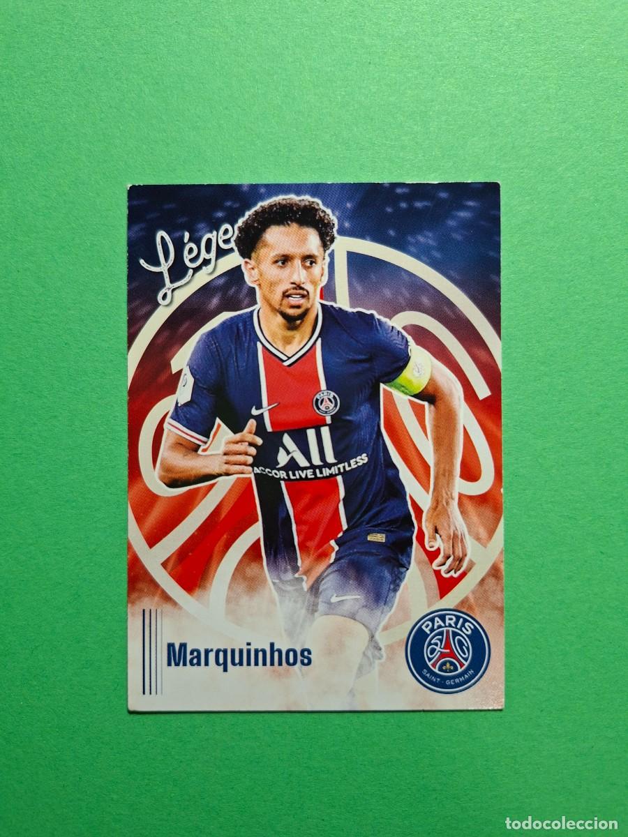 Fu&szlig;ball-Sticker: MARQUINHOS C31 C 31 LEGENDE PSG PARIS SAINT GERMAIN PANINI FUTBOL COLECCI&Oacute;N HISTORIA 50 A&Ntilde;OS