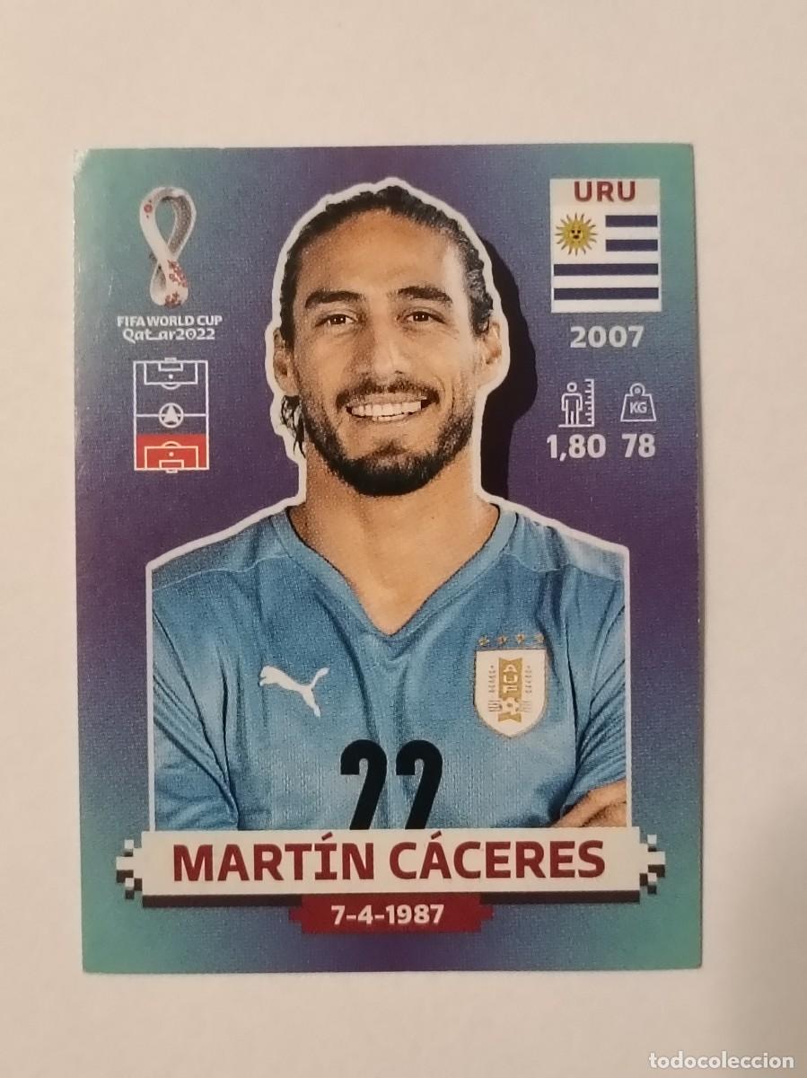 Cromos de f&uacute;tbol: #URU 6 MARTIN CACERES (URUGUAY) MUNDIAL QATAR 2022 PANINI