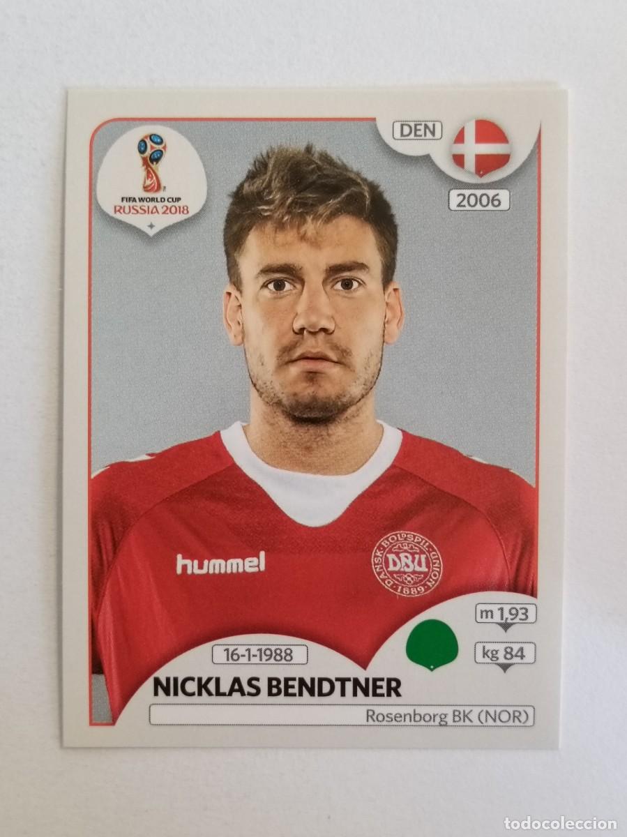 Cromos de f&uacute;tbol: #256 BENDTNER (DINAMARCA) MUNDIAL RUSIA 2018 PANINI VERSION ROSA