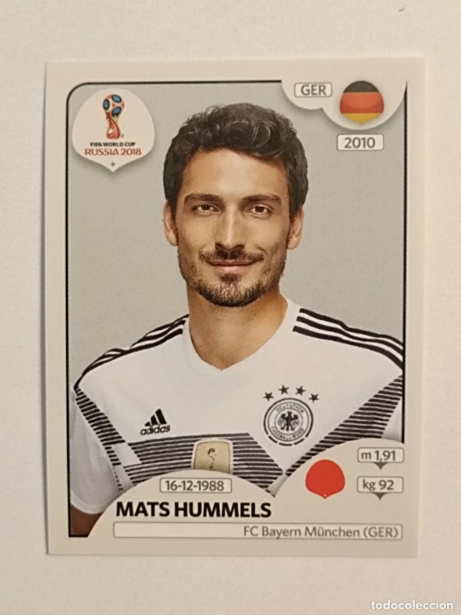 Cromos de f&uacute;tbol: #423 HUMMELS (ALEMANIA) MUNDIAL RUSIA 2018 PANINI VERSION ROSA