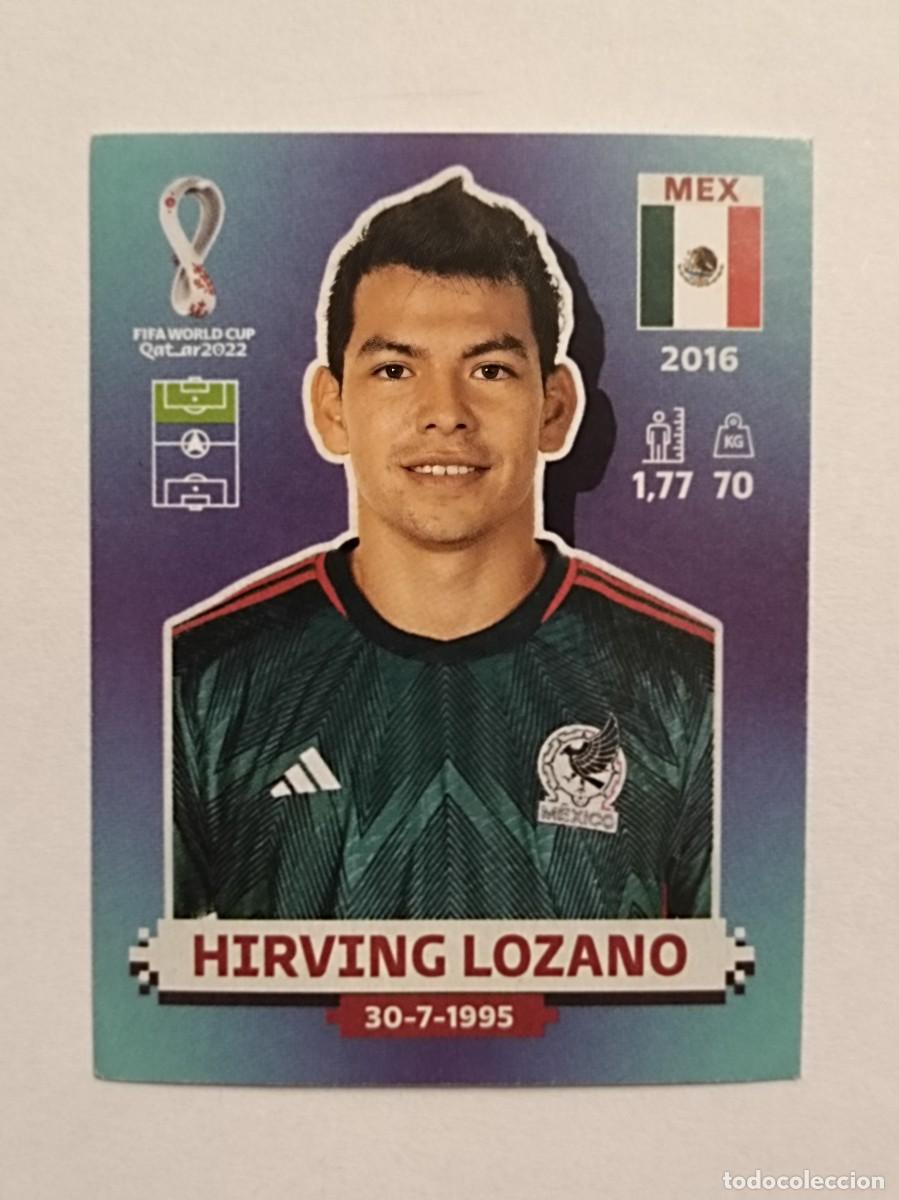 Cromos de f&uacute;tbol: #MEX 20 HIRVING LOZANO (MEXICO) MUNDIAL QATAR 2022 PANINI