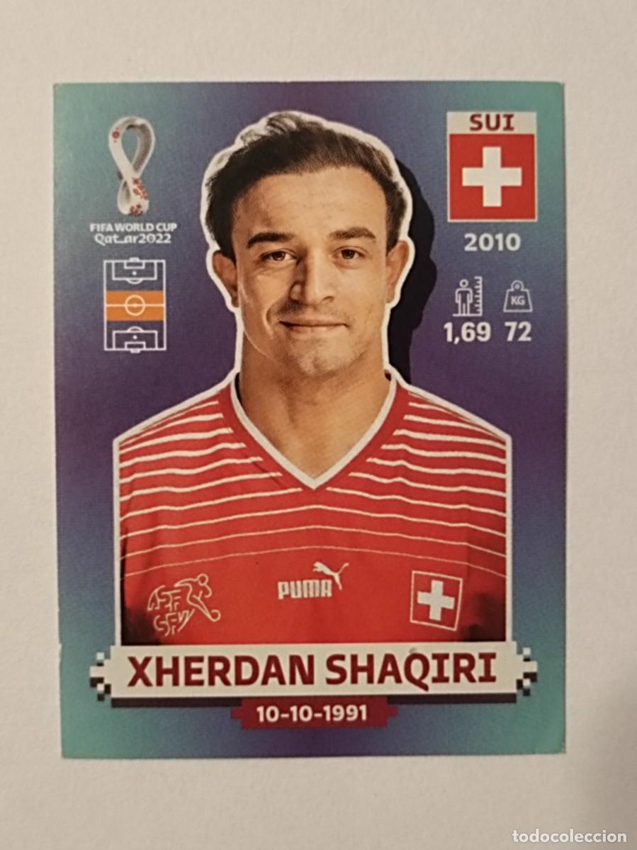 Cromos de f&uacute;tbol: #SUI 12 XHERDAN SHAQIRI (SUIZA) MUNDIAL QATAR 2022 PANINI
