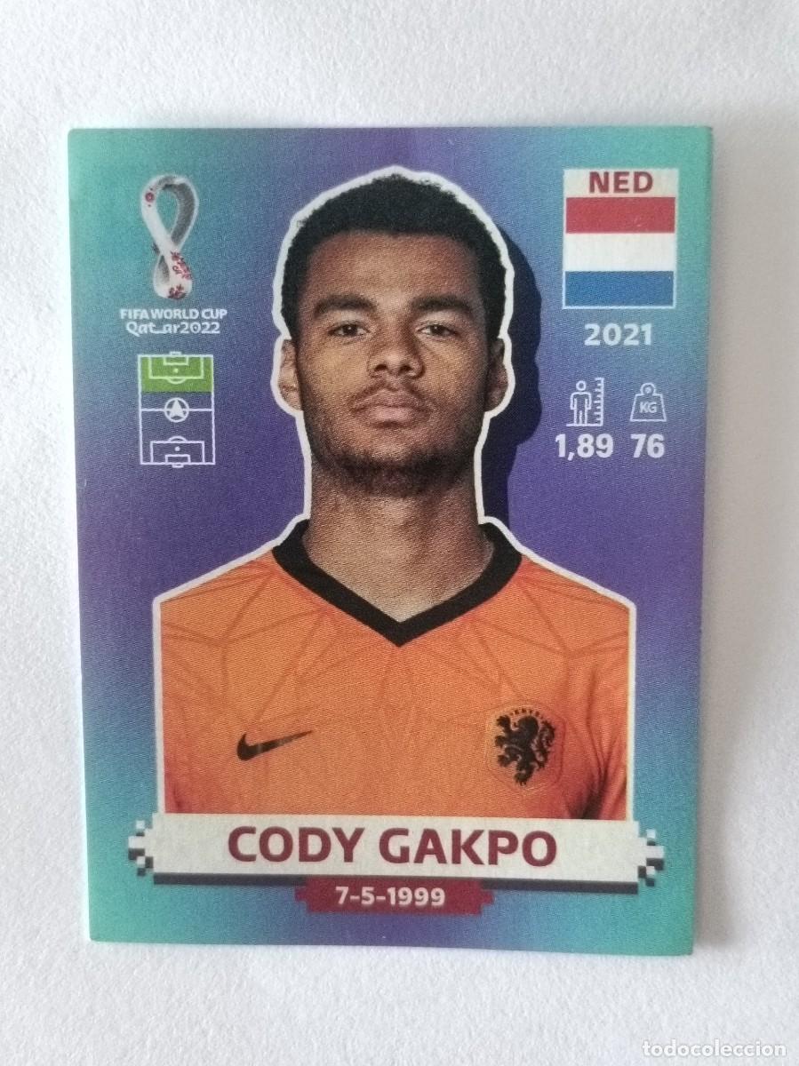 Cromos de f&uacute;tbol: #NED 19 CODY GAKPO (PAISES BAJOS) MUNDIAL QATAR 2022 PANINI