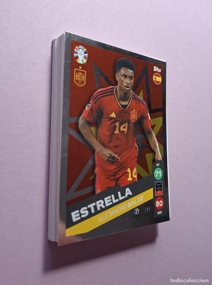Cromos de f&uacute;tbol: LOTE 25 CROMOS EUROCOPA 2024 EURO 24 MATCH ATTAX LIDL BALDE OBLAK