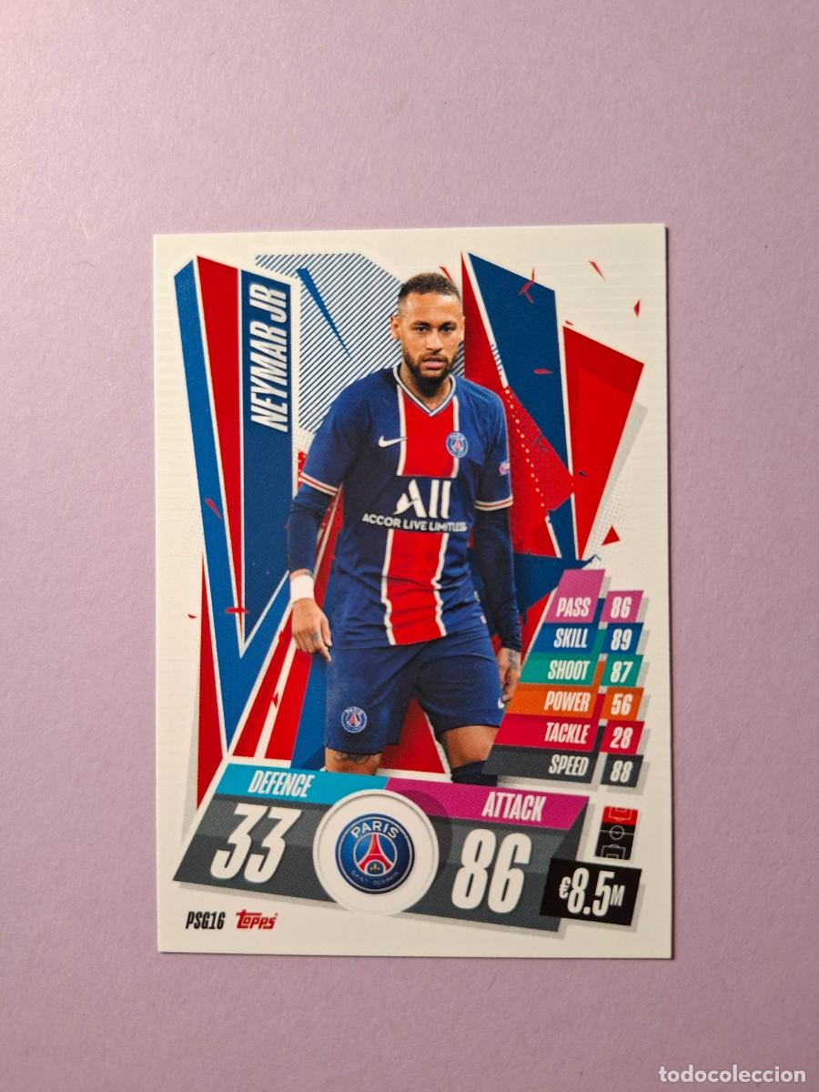 Cromos de f&uacute;tbol: PSG16 NEYMAR JUNIOR JR PARIS SAINT GERMAIN PSG 16 MATCH ATTAX CHAMPIONS 2020 2021 20 21