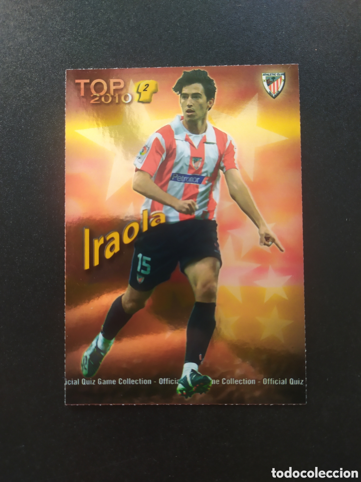 Cromos de f&uacute;tbol: Mundicromo fichas liga 2009 2010 09 10 Iraola top brillo rojo n&deg; 554 Athletic Bilbao