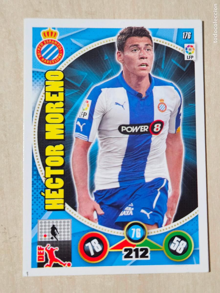 Cromos de f&uacute;tbol: FICHA N&ordm; 176 HECTOR MORENO - ADRENALYN 14 15 - PANINI 2014 - 15 - CROMO - ESPANYOL