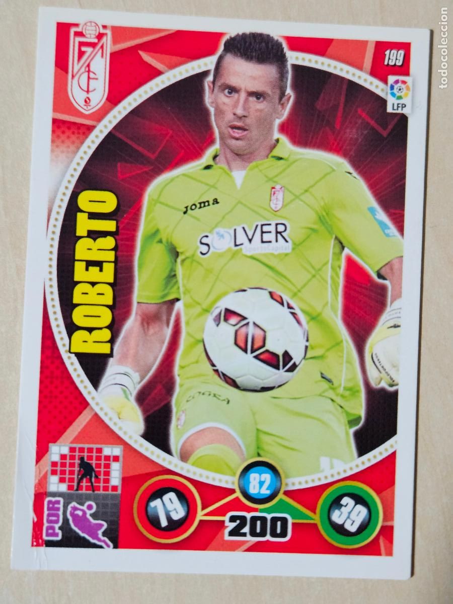 Cartes &agrave; collectionner de Football: FICHA N&ordm; 199 ROBERTO - ADRENALYN 14 15 - PANINI 2014 - 15 - CROMO - GRANADA