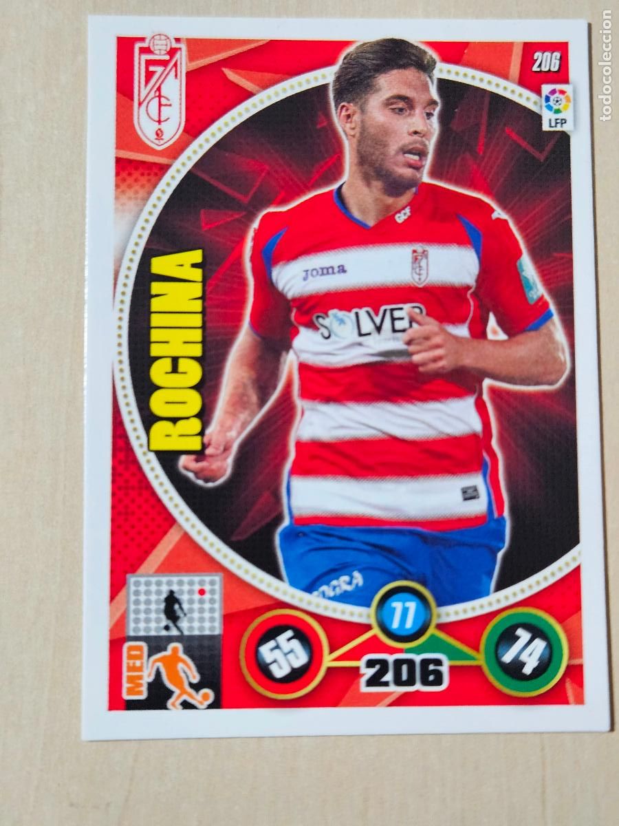 Cartes &agrave; collectionner de Football: FICHA N&ordm; 206 ROCHINA - ADRENALYN 14 15 - PANINI 2014 - 15 - CROMO - GRANADA
