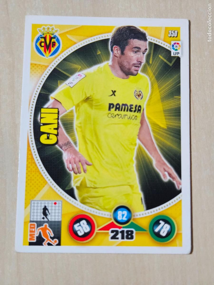 Cromos de f&uacute;tbol: FICHA N&ordm; 350 CANI - ADRENALYN 14 15 - PANINI 2014 - 15 - CROMO - VILLARREAL